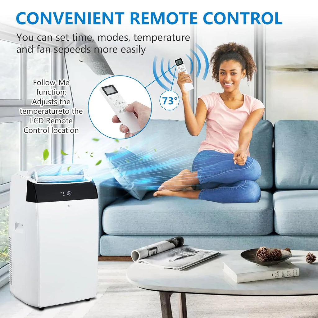 14000 BTU Portable Air Conditioners, 3-In-1