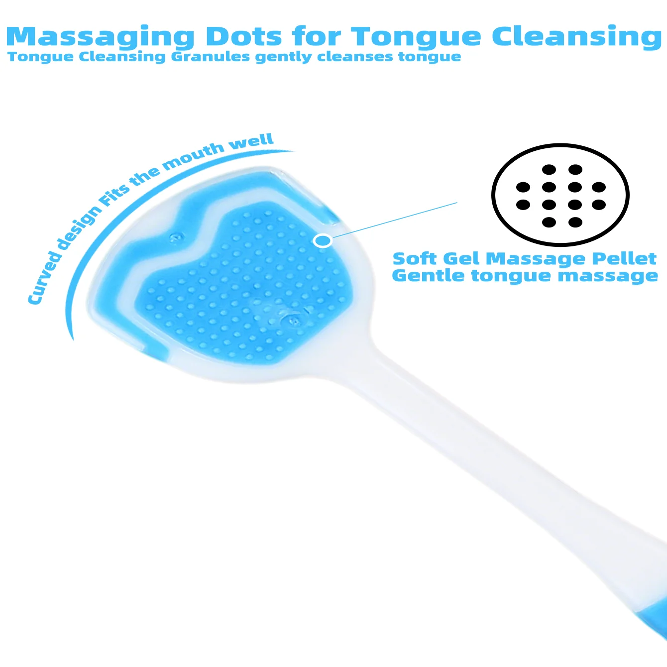 1Pc/4Pcs/8Pcs Silicone Tongue Scraper For Oral Hygiene,Tongue Cleaner Scraper For Oral Care,Tongue Brush Food Debris Clea