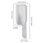Fading Comb Professional Barber Clipper Blending Flat Top Hair Cutting Comb For Men Heat Resistant Fade Brush Salon Styling Tool