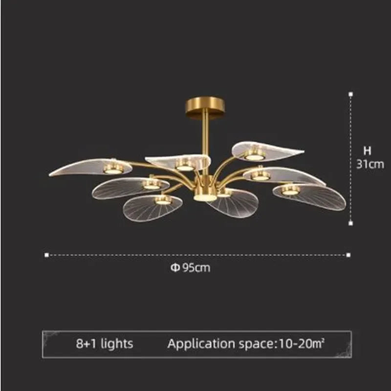 Dining Room Kitchen Chandelier Led Lamp