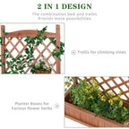 Raised Garden Bed with Trellis