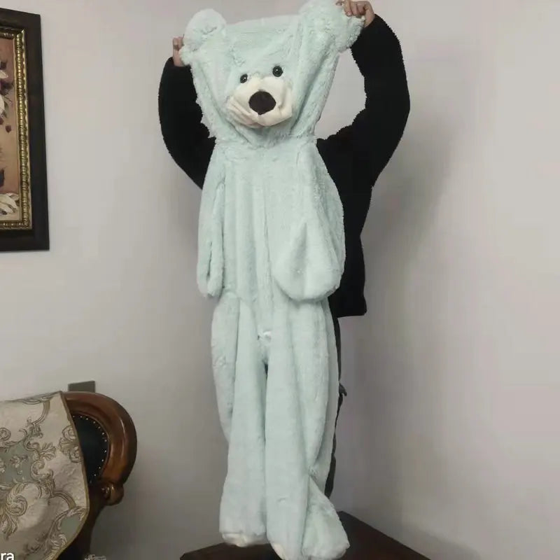 7 Colors 100-260cm Cheap Giant Unstuffed Empty Bear Skin Coat Soft Big Skin Shell Semi-Finished Plush Boys Girl Gift