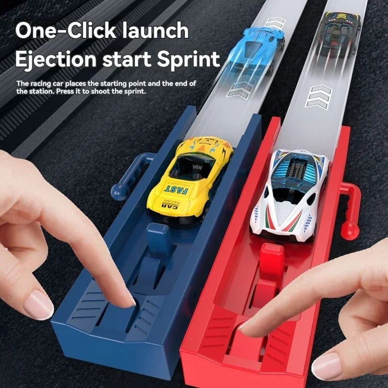 Catapult Rail Car Track Racing