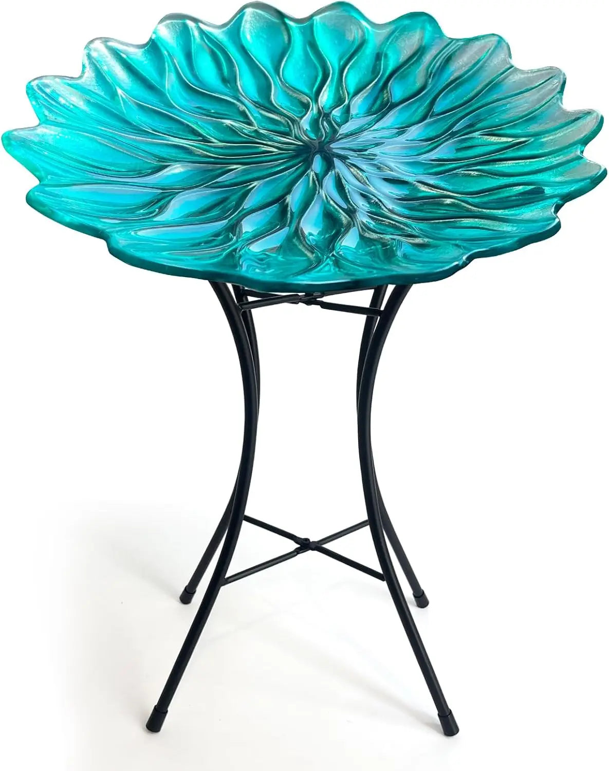 Large Glass Bird Bath