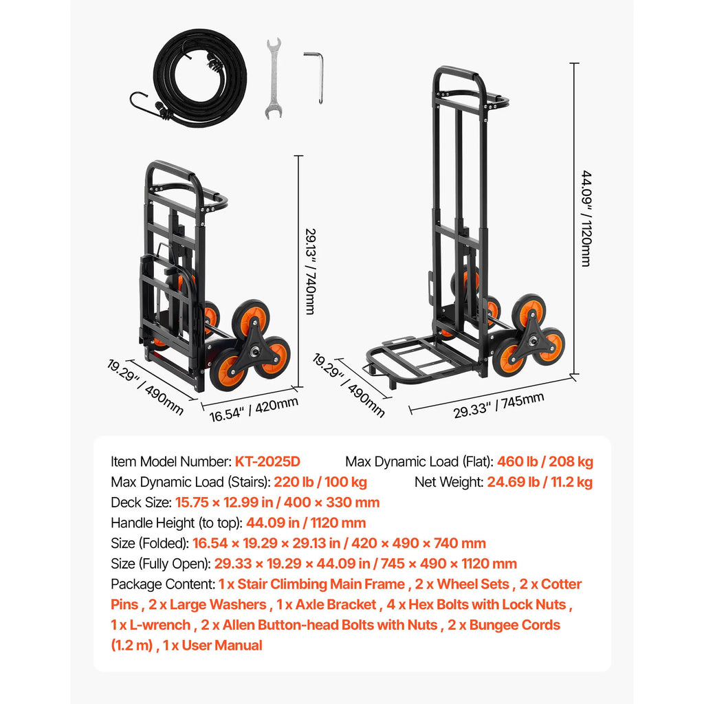 Stair Climbing Cart 220 lbs