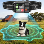 Dog Electronic Fence |  GPS Fencing System | Waterproof Wireless Fence  Training Collar | Adjustable Warning Intensity | Fence Radius: 33–999 Yards |