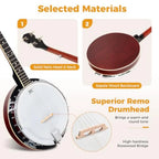 5-String Banjo, 39 Full Size Banjo