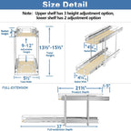 Cabinet Organizer 5½"W x 21½"D,