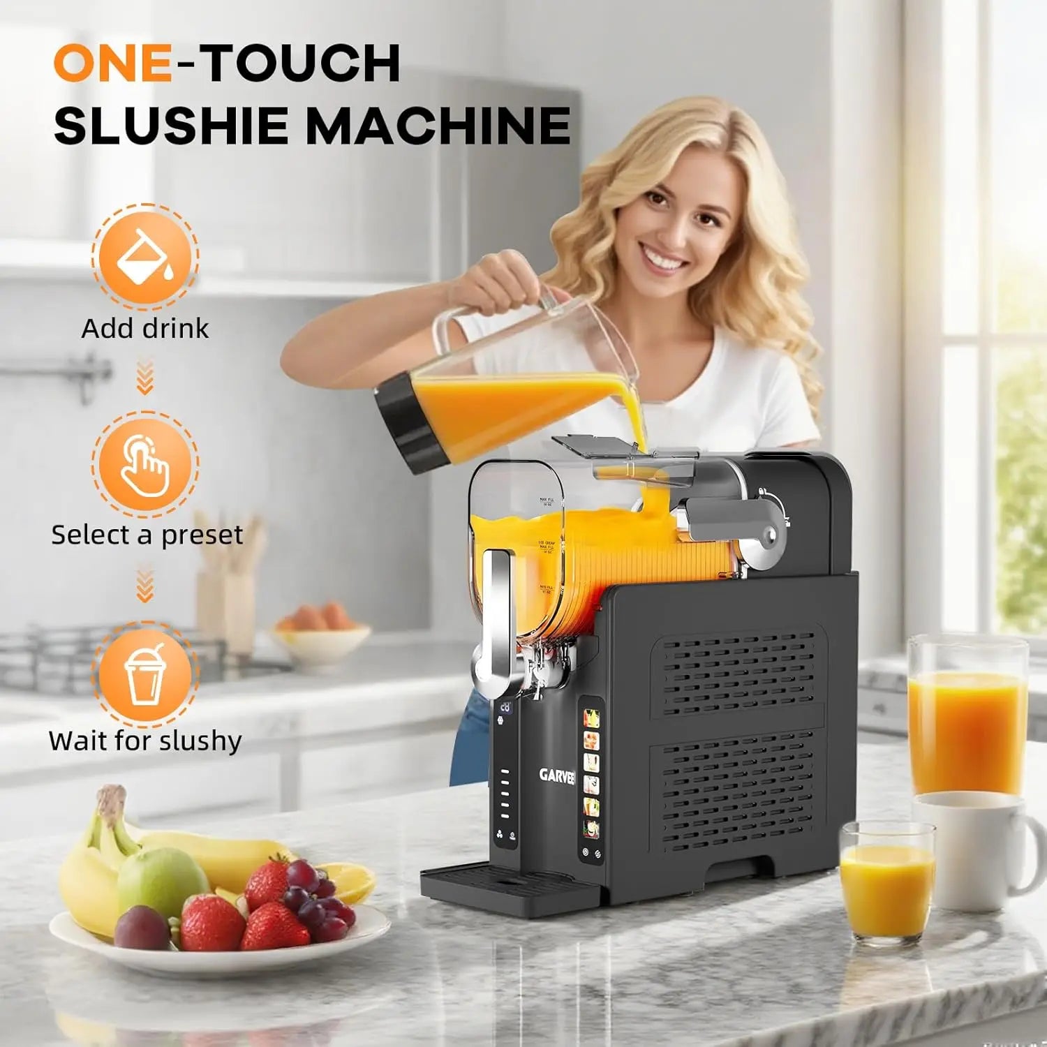 No Ice Compressor Slushy Machine