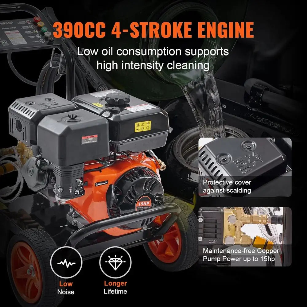 4400 PSI 4.0 GPM Gas Pressure Washer