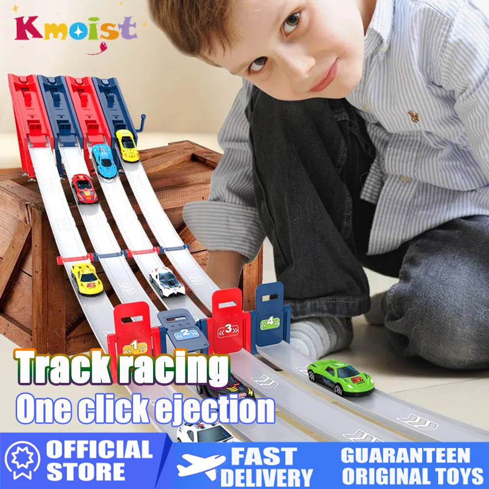 Catapult Rail Car Track Racing
