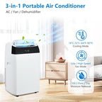 14000 BTU Portable Air Conditioners, 3-In-1