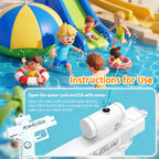 Two-Way Reverse Water Gun Prank Toys Mini Portable Squirt Gun for Kids Adults Summer Pool Beach Water Fight Stress Relief Gifts