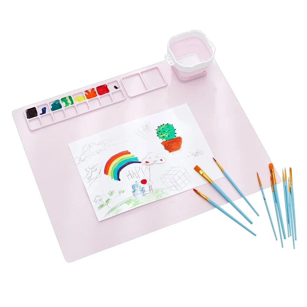 Silicone Painting Mat Set