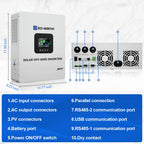 Solar Built in 100A MPPT Solar Charge Controller