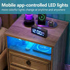 Nightstands Charing Station Strip Lights