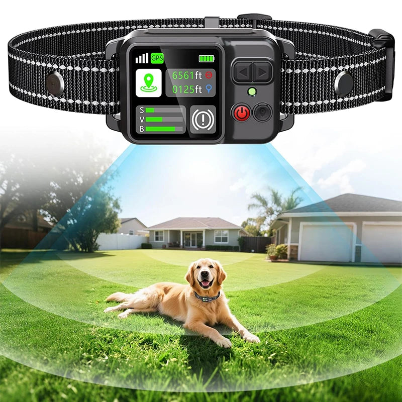 GPS  Dog Fence Barking  Trainer  Electric Shock Collar