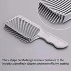 Fading Comb Professional Barber Clipper Blending Flat Top Hair Cutting Comb For Men Heat Resistant Fade Brush Salon Styling Tool