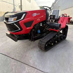 50HP Agricultural Crawler Tractor Ride-On Rotary Tiller with Front Loader 25HP 35HP Track