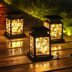 Solar Star Copper Wire Palace Lantern Lamp