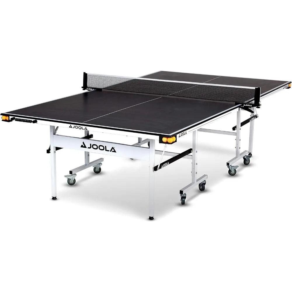 9x5ft, Tournament Indoor Table Tennis Table, Quick Setup, Playback Mode & Ball Holder, Home/Office, Customized