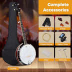 5-String Banjo, 39 Full Size Banjo