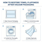 6-Piece Towel and Bath Towel Set,