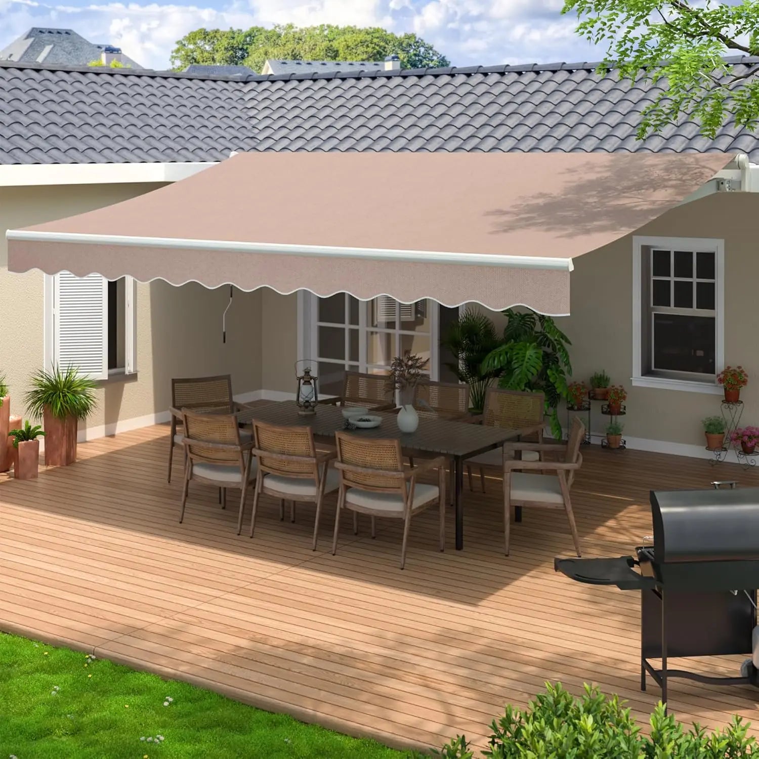 Retractable Awning 13 x 8 ft