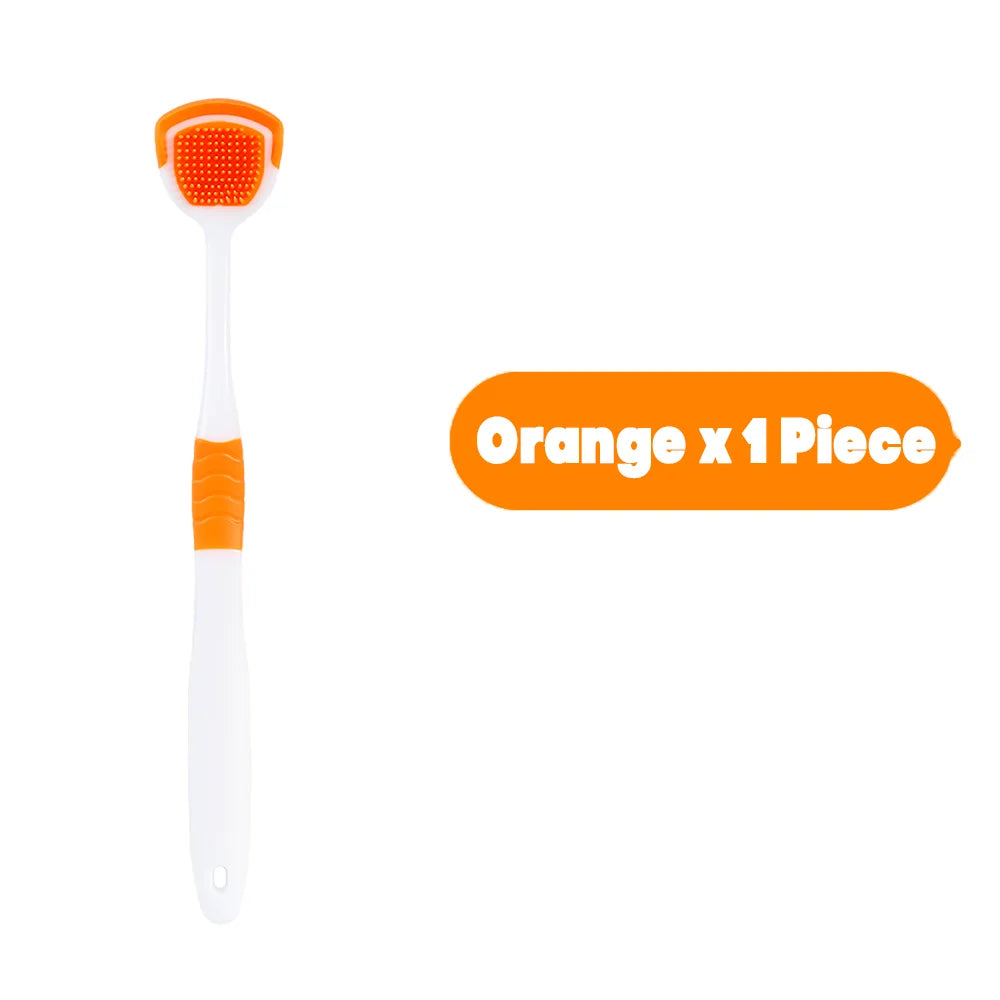 1Pc/4Pcs/8Pcs Silicone Tongue Scraper For Oral Hygiene,Tongue Cleaner Scraper For Oral Care,Tongue Brush Food Debris Clea