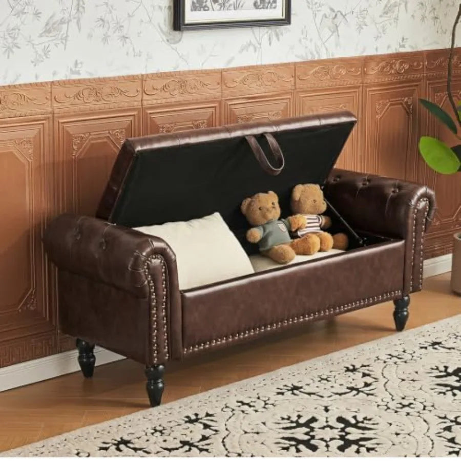 End of Bed Storage Bench for Bedroom