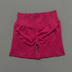 HISTELLO Sports Shorts 4.5" Women Yoga Shorts Seamless Low Waist Scrunch Bum Gym Leggings Workout Stretch Fitness Sports Shorts
