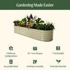 Planter Box for Vegetables & Flowers Easy Assembly