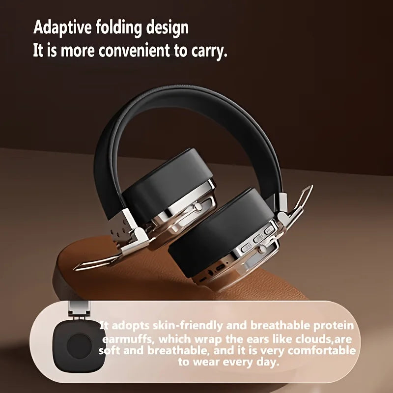 Bluetooth Headphones, HD Stereo Sound  with Built-in Microphones