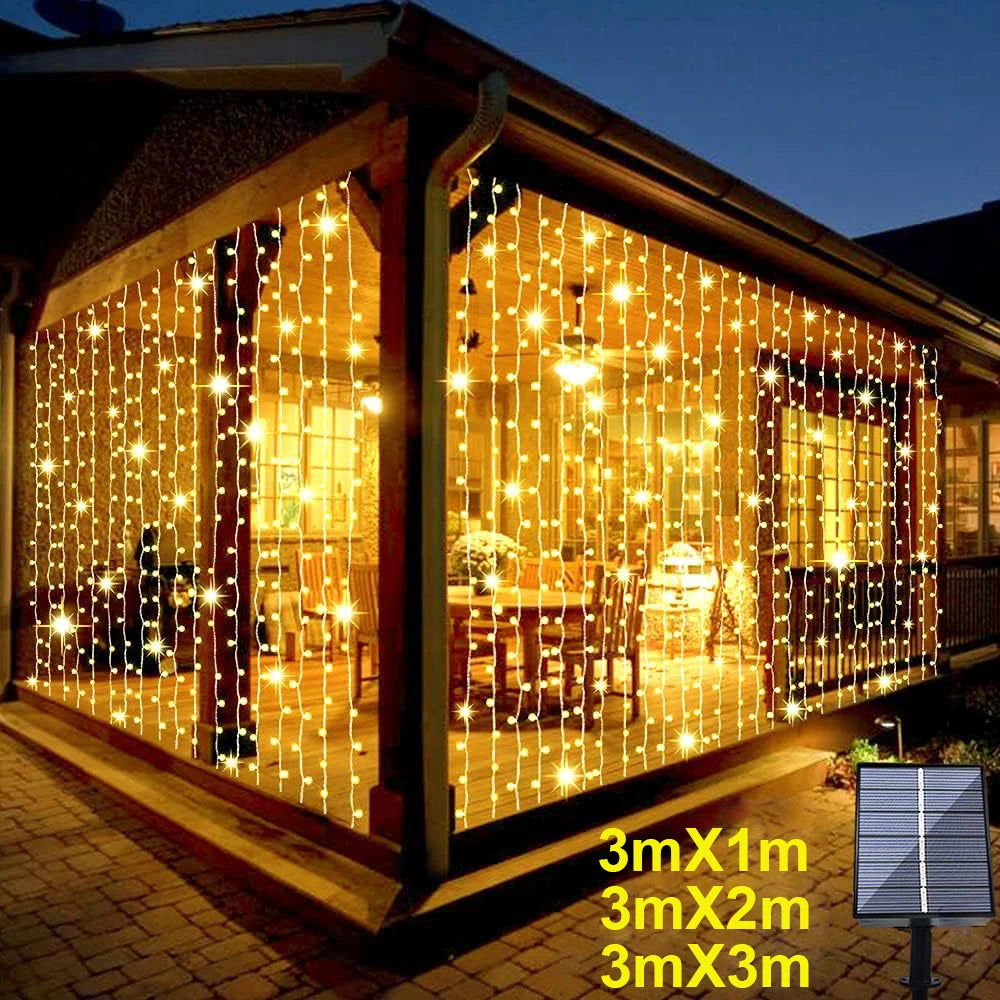 Solar Fairy String Light Pavilion