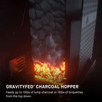 1050 Digital Charcoal Grill Smoker with Digital Control,
