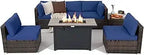 7 Piece Patio Furniture Set  Fire Pit