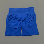 HISTELLO Sports Shorts 4.5" Women Yoga Shorts Seamless Low Waist Scrunch Bum Gym Leggings Workout Stretch Fitness Sports Shorts