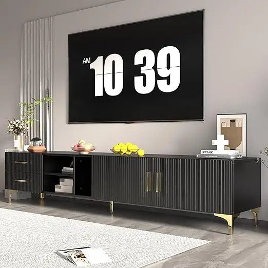 70" Fluted TV Stand for TVs Up to 80",