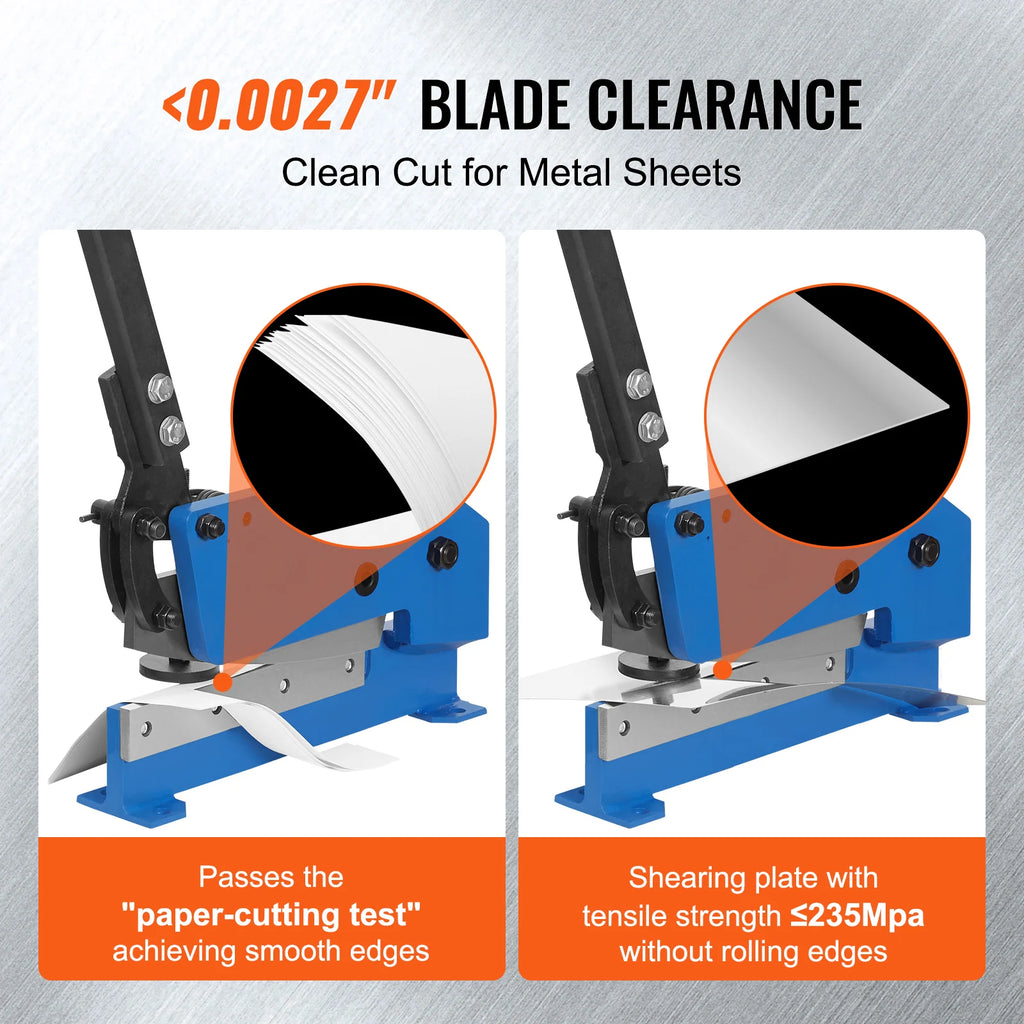 Manual Hand Plate Shear 5"/8"/12"/32" Metal Sheet