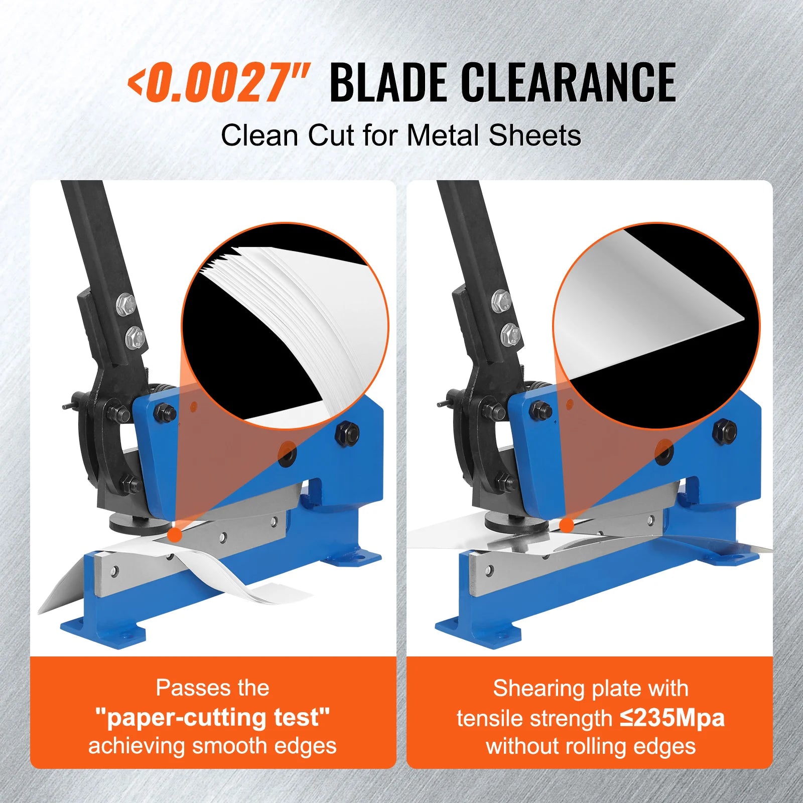 Manual Hand Plate Shear 5"/8"/12"/32" Metal Sheet