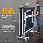 9x5ft, Tournament Indoor Table Tennis Table, Quick Setup, Playback Mode & Ball Holder, Home/Office, Customized