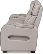 Leather Power Reclining Sofa