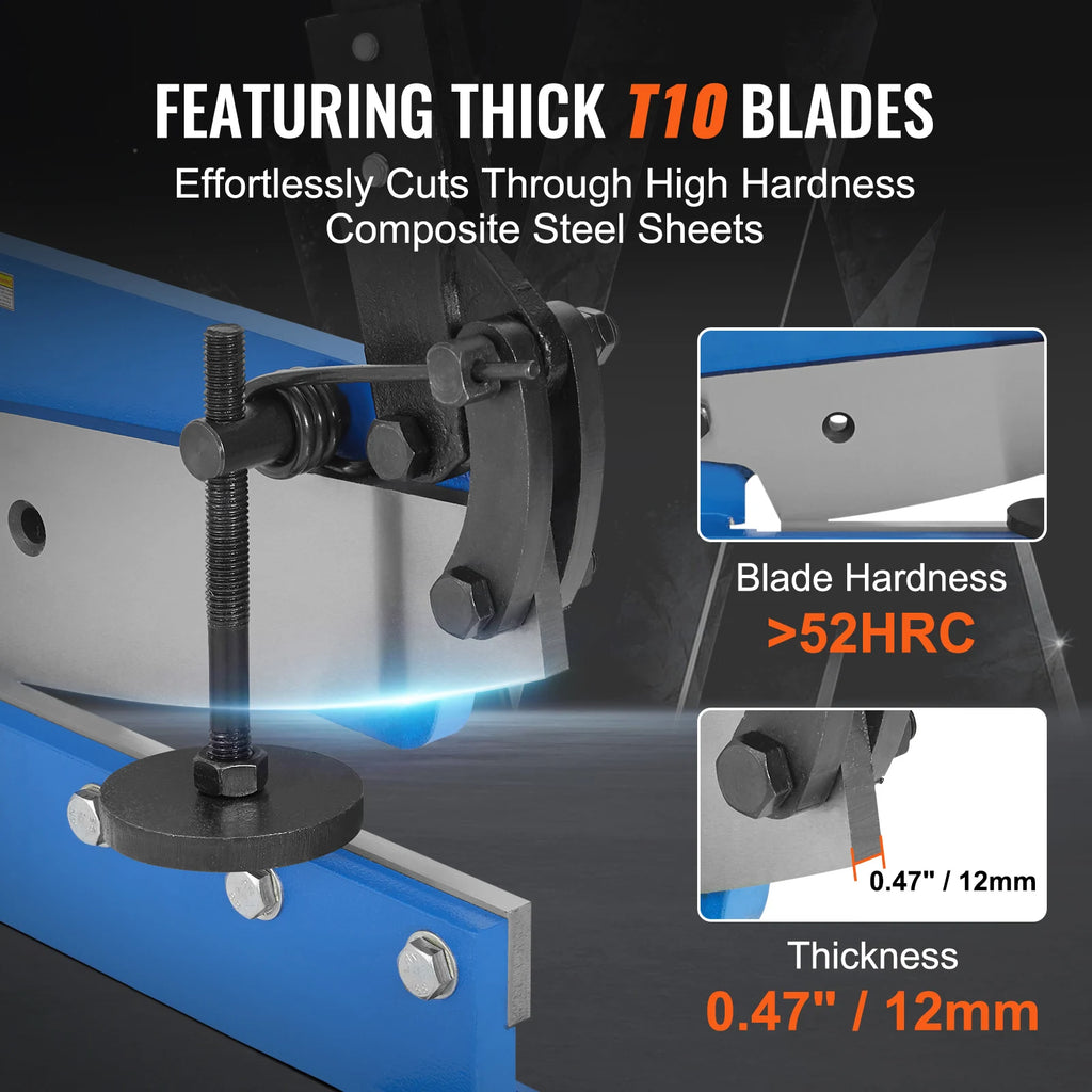 Manual Hand Plate Shear 5"/8"/12"/32" Metal Sheet