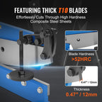 Manual Hand Plate Shear 5"/8"/12"/32" Metal Sheet