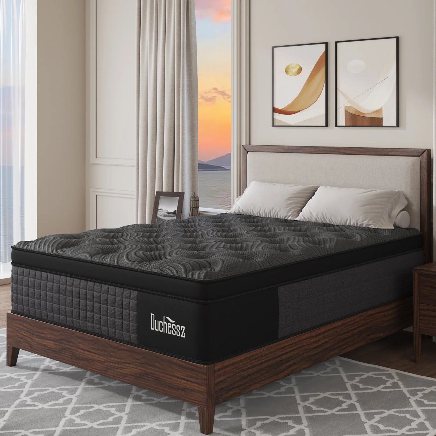 "Twin Full Queen King Size Gel Memory Foam Pocket Spring Mattress