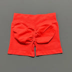 HISTELLO Sports Shorts 4.5" Women Yoga Shorts Seamless Low Waist Scrunch Bum Gym Leggings Workout Stretch Fitness Sports Shorts