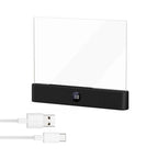 LED Flat Panel Night Vision Reading Light Eye Protection Reading Light Usb Charging Student Night Reading Lamp Book Lamp Indoor
