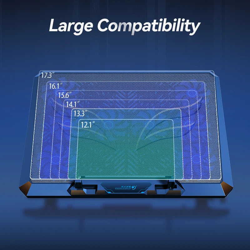 Laptop Cooling Pad with 12 Quiet Fans