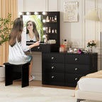 Makeup Vanity Desk 8 Drawers,