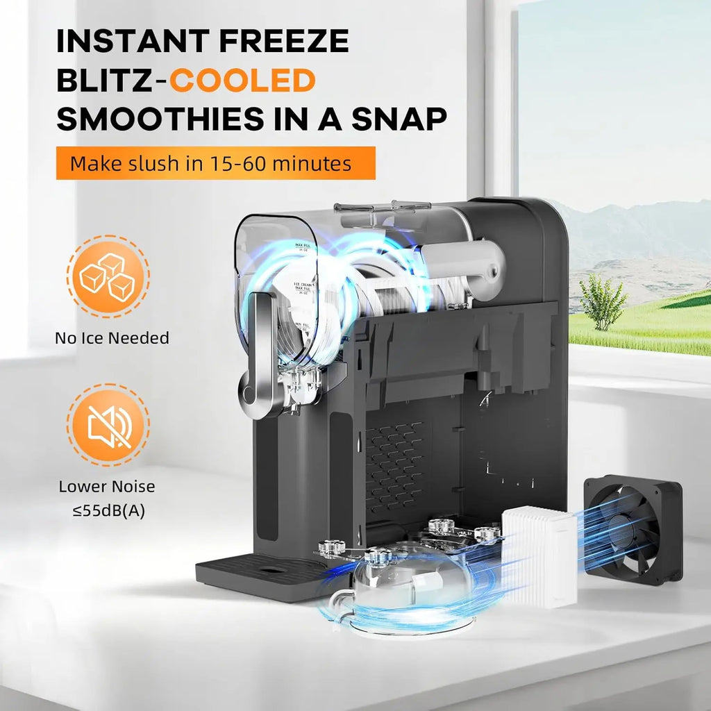 No Ice Compressor Slushy Machine